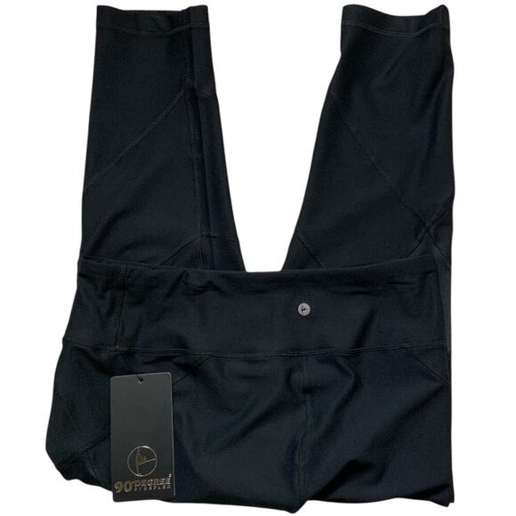 90 Degree Athletic Pants Womens Large Mid Rise High Waist Yoga Activewear NWT - Picture 6 of 11